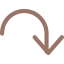 Curve arrow アイコン 64x64