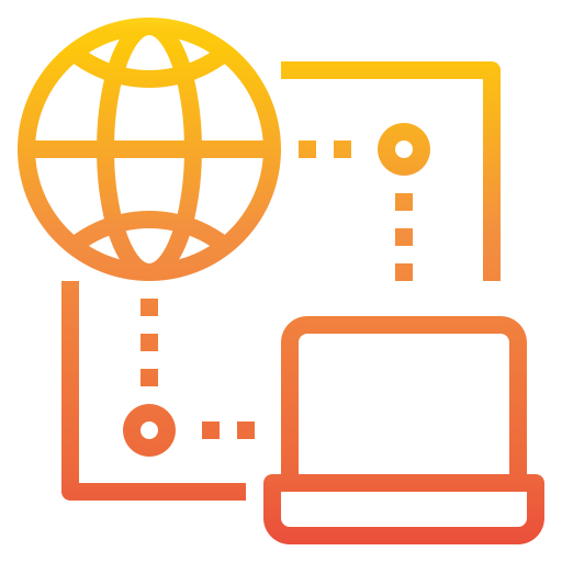 Global communication icon
