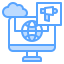 Cloud sync icon 64x64