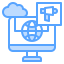 Cloud sync icône 64x64