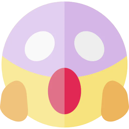Scared icon