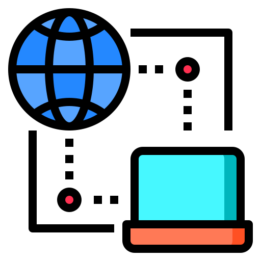 Global communication icon
