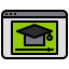 E learning icon 64x64