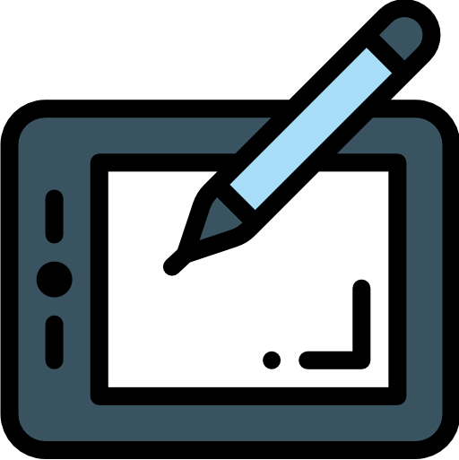 Drawing tablet icon