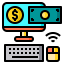 Online banking icon 64x64