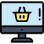 Online shopping icon 64x64