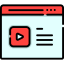 Видео Интернет иконка 64x64