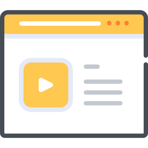 Video web icon
