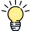 Lightbulb icon 64x64