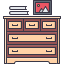 Chest of drawers icon 64x64