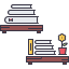 Bookshelf icon 64x64