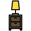 Bedside table icon 64x64