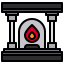 Fireplace icon 64x64