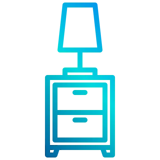 Bedside table icon