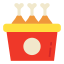 Chicken bucket icon 64x64