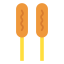 Corn dog icon 64x64