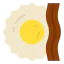 Egg and bacon biểu tượng 64x64