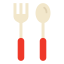 Spoon and fork icon 64x64