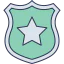 Police badge icon 64x64