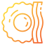 Egg and bacon icon 64x64