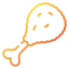 Fried chicken icon 64x64