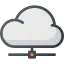 Cloud computing biểu tượng 64x64