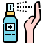 Hand sanitizer biểu tượng 64x64