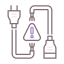 Broken cable Symbol 64x64