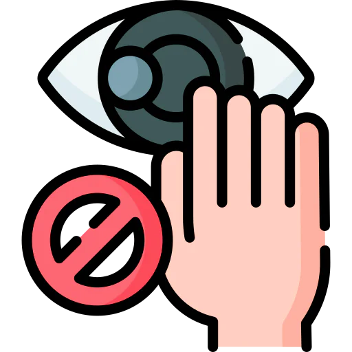 Do not touch icon