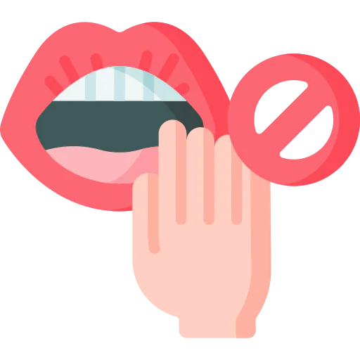 Do not touch icon