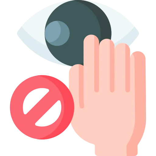 Do not touch icon