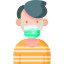 Medical mask icon 64x64