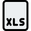 Формат файла XLS иконка 64x64