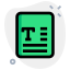 Text format icon 64x64