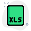 Xls file format icon 64x64