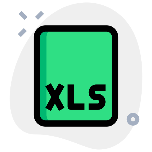 Xls file format icon