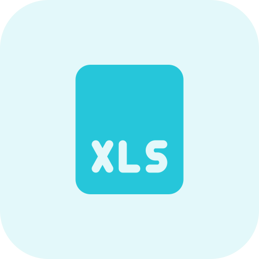 Xls file format icône