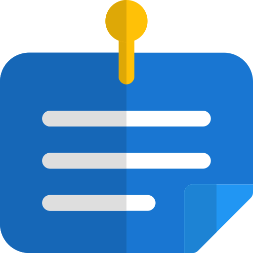 Sticky notes icon
