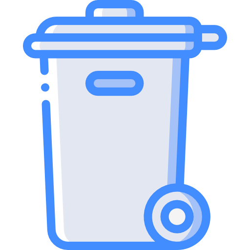 Trash bin icon