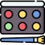 Watercolors icon 64x64