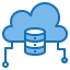 Cloud database icon 64x64
