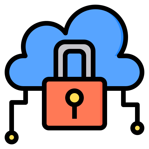 Cloud lock icon