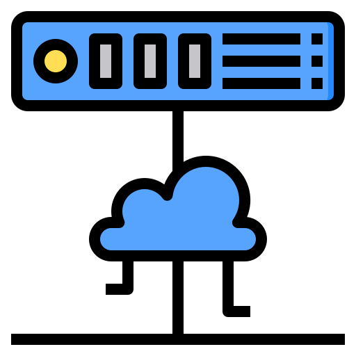 Cloud server icon