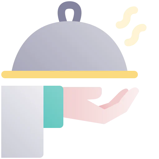 Serving dish icon