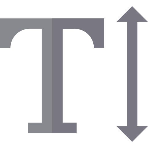 Text height 图标