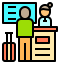Check in desk icon 64x64
