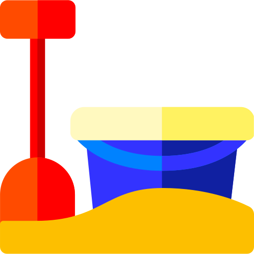 Sand bucket icon