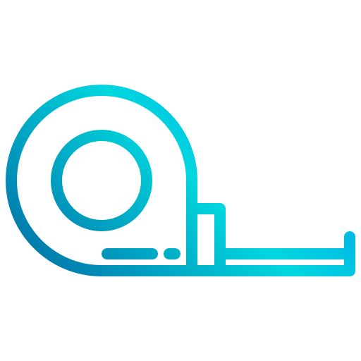 Measuring tape icon