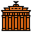 Brandenburg gate icon 64x64