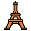 Eiffel tower icon 64x64